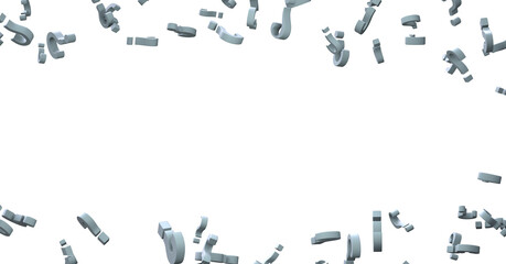 Question marks Quiz doubt survey faq public poll.