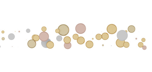 Sparkling Jubilation: Breathtaking 3D Illustration of Sparkling gold Confetti Celebration