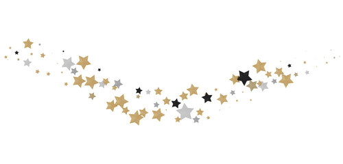 Golden Dreamscapes: Step Into a 3D Rainfall of Gleaming Stars