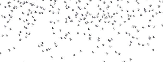 Celestial Cascades: 3D Illustration Conjures a Rainfall of Gold Stars