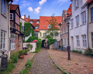 Lübeck's old town area