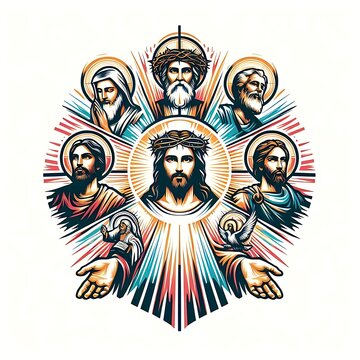 Jesus christy people with arms out image lively used for printing lively harmony.