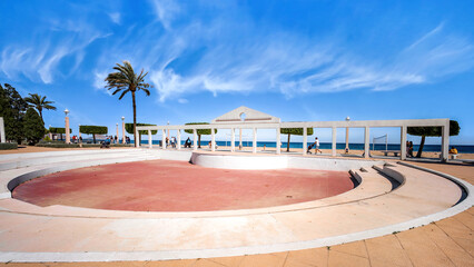 Altea, Costa Blanca, Spanien, Strandpromenade