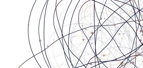 Digital technology background. Network connection dots and lines.