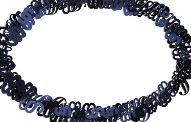 Paragraph article sign symbol 3d