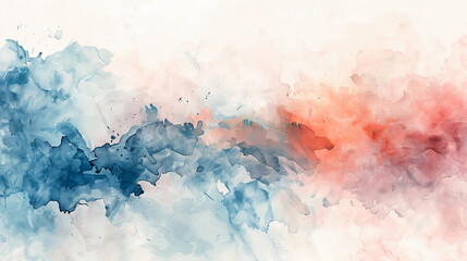 Obraz premium Abstract watercolor background. Colorful texture. Digital art painting.