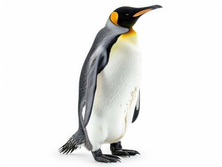 Obraz premium Wild penguin animal isolated on white background