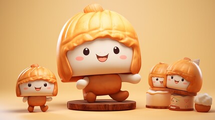 Meet the enchanting Bread Elf a whimsical character 