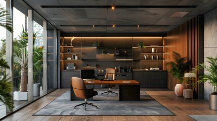 Obraz premium modern kitchen interior. design concept