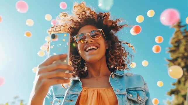 A social media feed filled with positive and uplifting content, showcasing the potential of social media to spread positivity and inspiration.