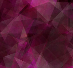 Obraz premium Abstract colorful watercolor background with different geometric elements