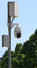 HD camera for controlling passers-by in the city