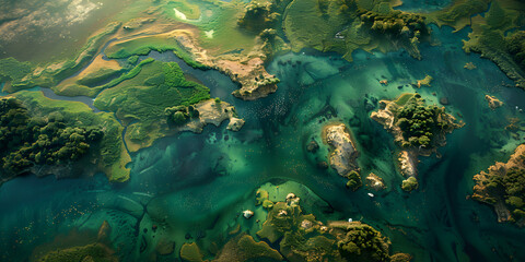 Soaring Serenity A Birdwatchers Paradise,Vibrant Vray Island Hyperrealistic Landscapes With Saturated Pigment Pools,Map with highlighted regions experiencing drought


