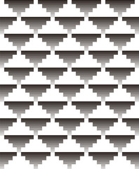 black and white seamless geometric pattern background. Vector Format 