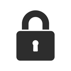 padlock icon design vector template