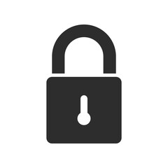 padlock icon design vector template