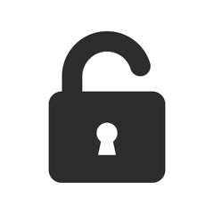 padlock icon design vector template