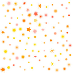 An isolated abstract cosmic star burst shape pattern background image design element.