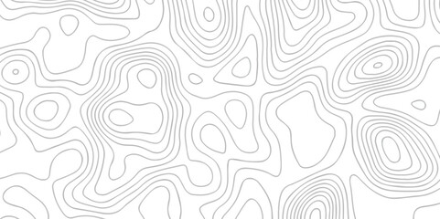 Topographic map background geographic line map with elevation assignments. The black on white contours vector topography stylized height of the lines map.	