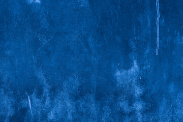Old wall pattern texture cement blue dark abstract  blue color design are light with black gradient...