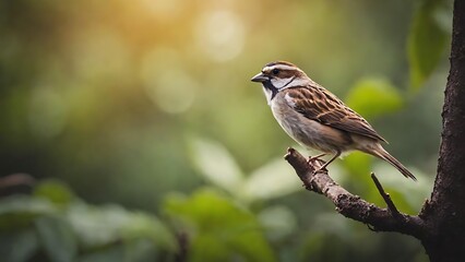 sparrow on a branch