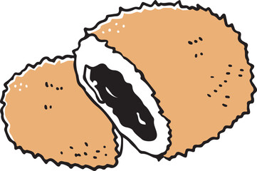 カレーパン単色