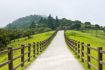 Fototapeta premium Qingtiangang in Yangmingshan National Park at Taipei Taiwan
