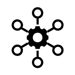 Fototapeta premium Integration icon