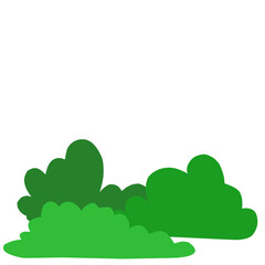 Obraz premium Bush vector illustration 
