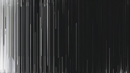 Abstract digital artwork depicting technological decay with stark black and white contrasts. Ideal for themes of cyberpunk and modern art