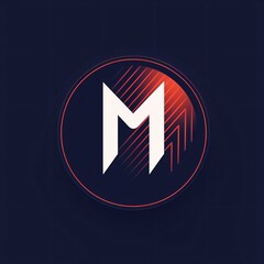 M Letter Logo Design with Creative Modern Business Typography Vector Template.