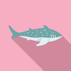 Vector illustration of a playful whale shark, perfect for children designs