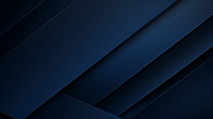 Modern dark blue abstract business background with geometric diagonal lines for presentations, banners, web designs, flyers, covers, posters, and slides
