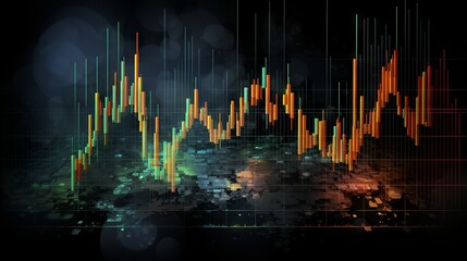 Innovative forex trading chart wallpaper with dynamic business analytics and financial data visualization
