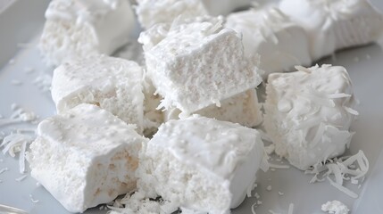 Maria-mole - fluffy coconut marshmallows