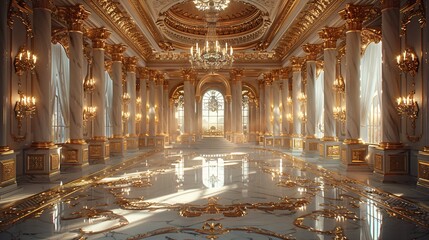 Fototapeta premium interior of Luxury Hotel 