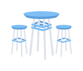 Set of modern chairs and tables. Furniture for office, cafe, Restaurant. Home kitchen interior