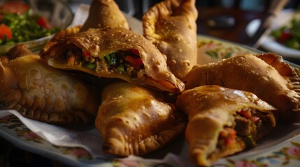 Pastel - deep-fried pastries filled with various savory fillings