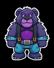 Character illustration best for graphic design and tshirt