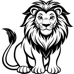 Obraz premium lion illustration