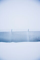 Snow Covered Fence