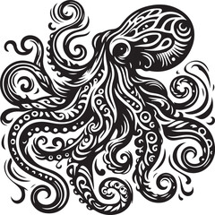 octopus illustration Vector  