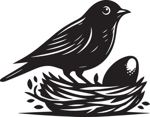 silhouette of a bird