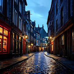 Fototapeta premium old street