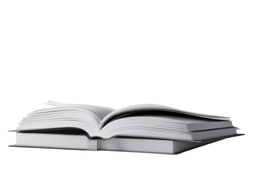 business mockup notebook A4 cover book hardcover literature rendering paper education 3D Blank book object
