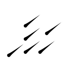 Meteor rain illustration 