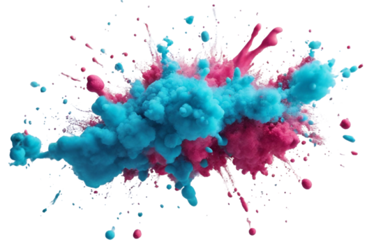 light cyan CMYK colorful powder white concept blue isolated smoke sky print key abstract yellow color clouds holi explosion cloud paint magenta
