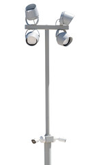 Street lantern  on a white