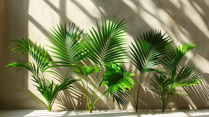 Fototapeta premium palm tree in a garden