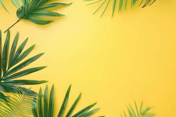 Plant growing on yellow wall, vibrant and lively, suitable for naturethemed designs, ecoconscious branding, or inspirational content creation.